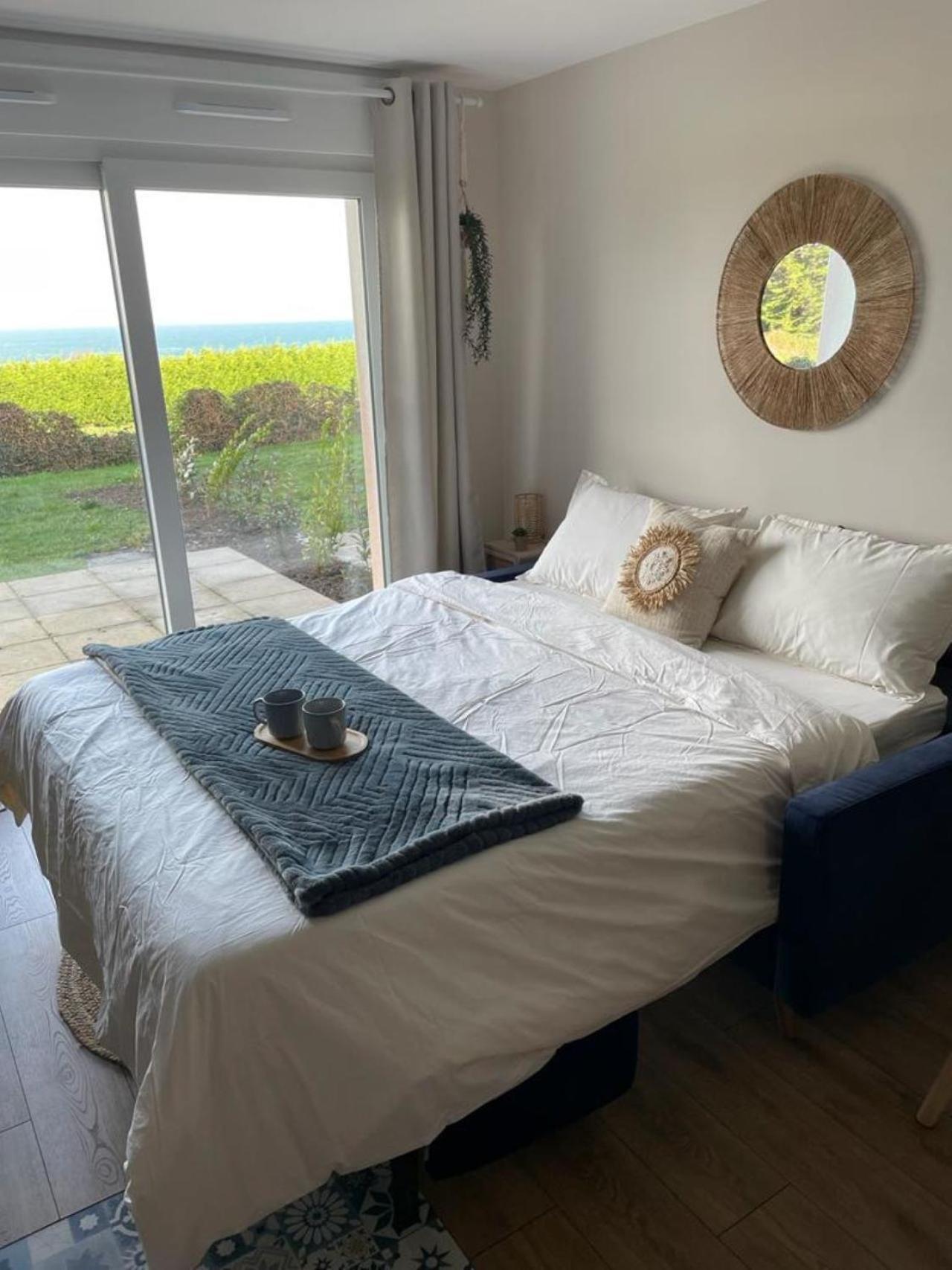 Bienvenue Au Studio L'Escale Bleue Avec Vue Mer Et Sur Le Cap Frehel Saint-Cast-le-Guildo Exterior foto