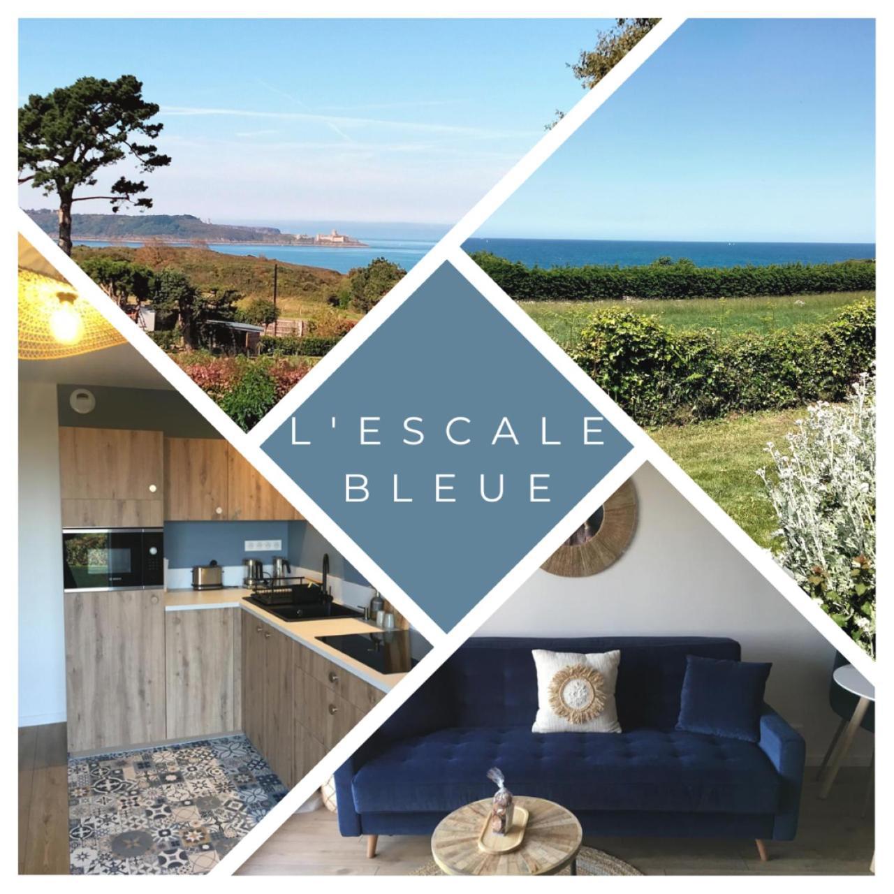 Bienvenue Au Studio L'Escale Bleue Avec Vue Mer Et Sur Le Cap Frehel Saint-Cast-le-Guildo Exterior foto